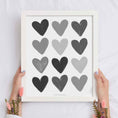 Load image into Gallery viewer, Painted Hearts Framed Print
