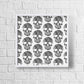 Skull Pattern Framed Print
