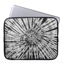 Black & White Tie Dye Laptop Sleeve