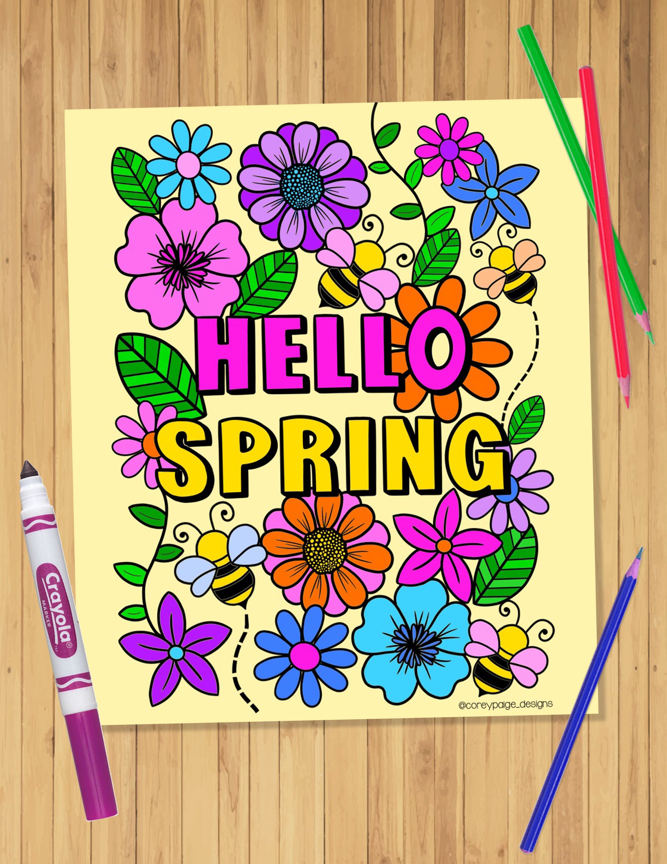 Seasons Coloring Sheet Pack