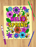 Seasons Coloring Sheet Pack