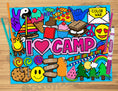 Load image into Gallery viewer, I Love Camp Coloring Sheet
