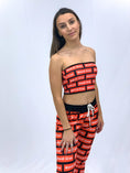 Load image into Gallery viewer, Mardi Gras Supreme Repeat Bandeau Top
