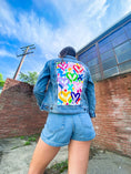 Load image into Gallery viewer, Hand Painted Denim Jacket
