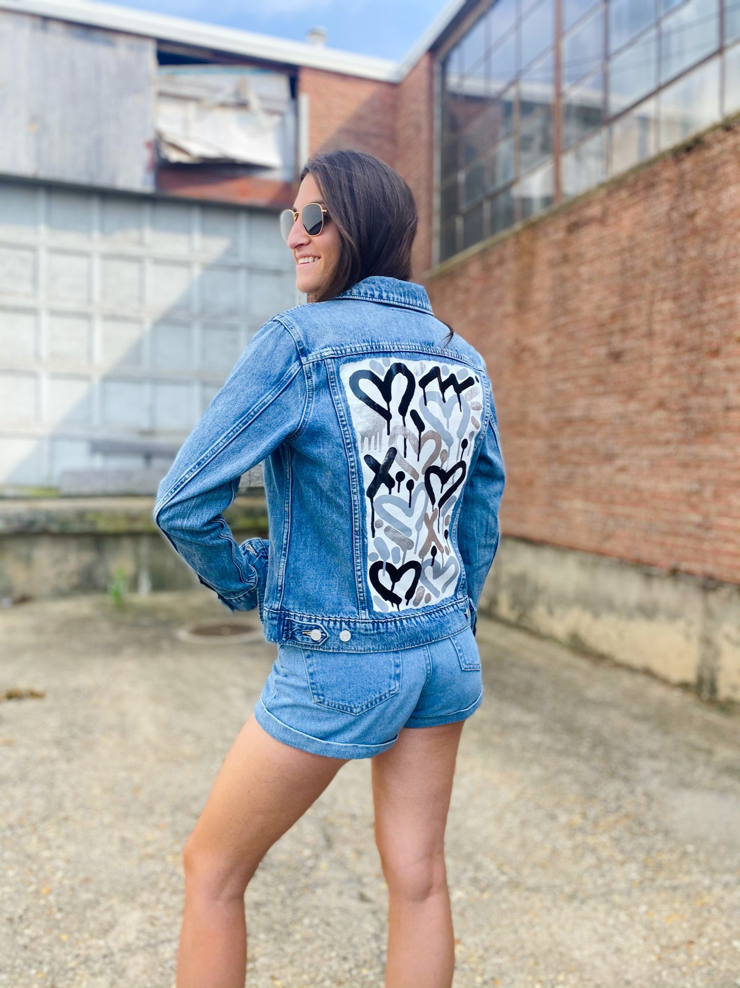 Painted Personalized Denim Jacket Ideas Custom Painted Denim