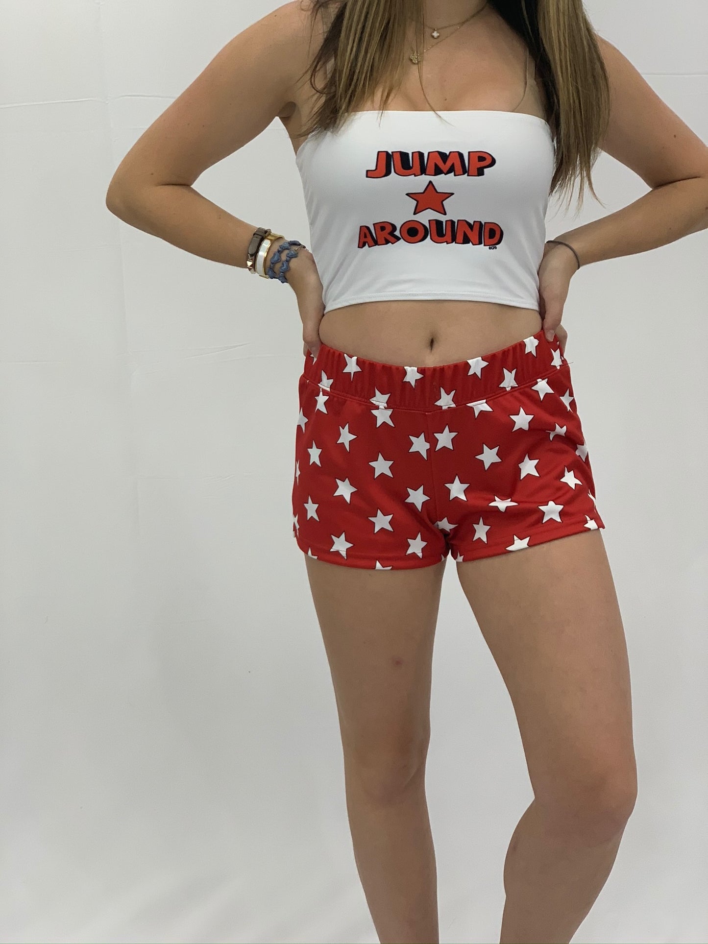Red & White All-Star Shorts