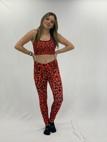 Red Cheetah Leggings