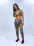 Load image into Gallery viewer, Mardi Gras Collage Joggers

