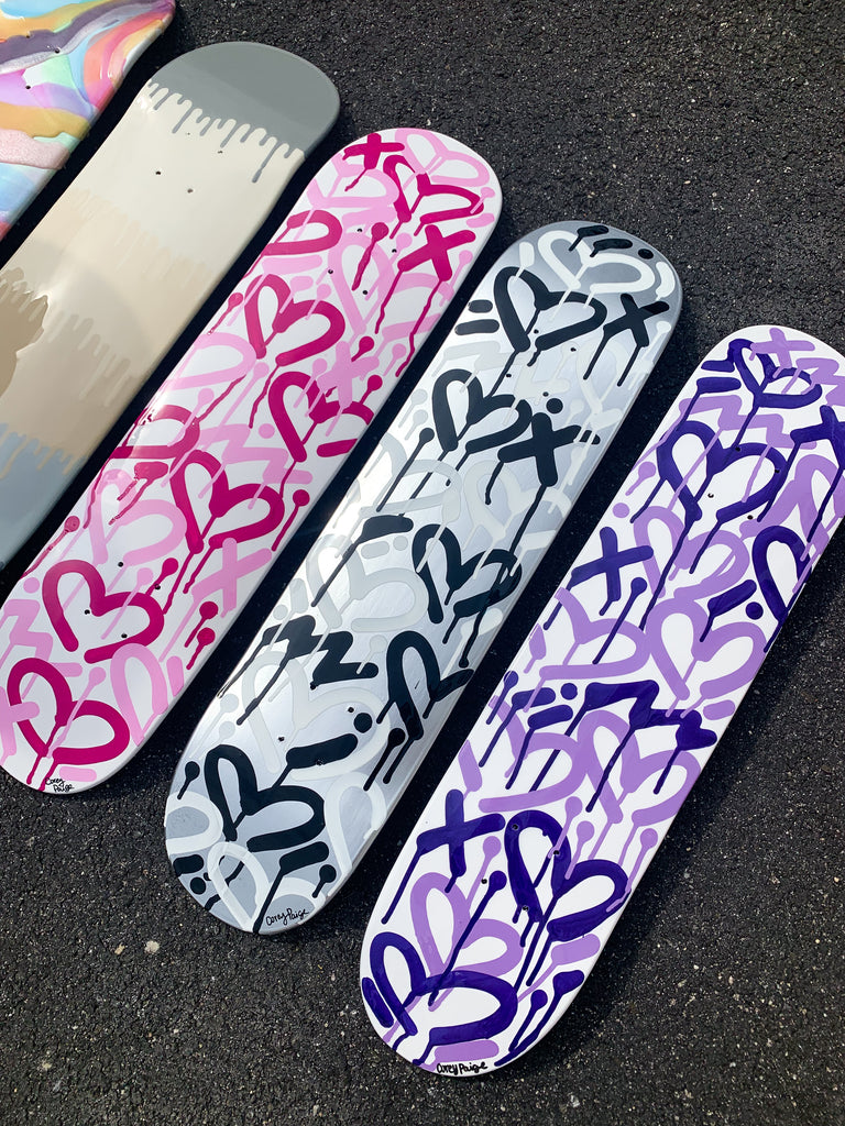 Skateboard Deck Collection CoreyPaigeDesigns