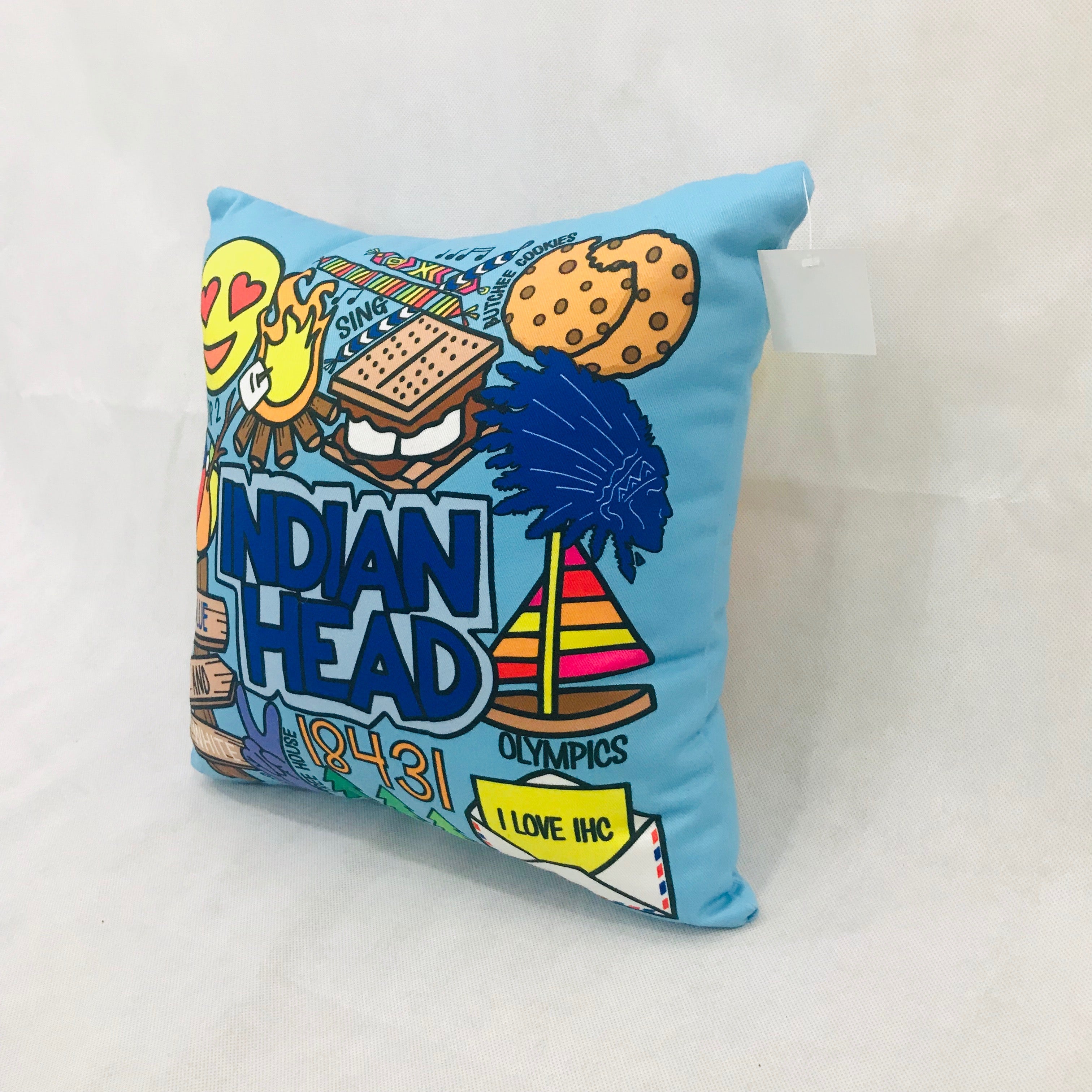 Indian Head Throw Pillow