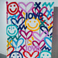 Drippy Hearts, Happy Faces, Love Painting