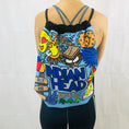 Load image into Gallery viewer, Camp Collage Drawstring Bag
