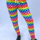 Rainbow Checkered Joggers