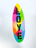 Load image into Gallery viewer, Rainbow Love Mini Surfboard
