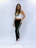 Tulane Gothic Side Stripe Leggings