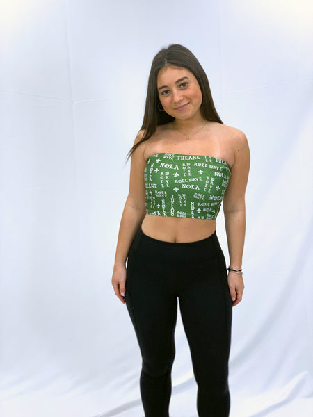 NOLA Roll Wave Gothic Pattern Tube Top
