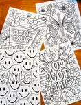Load image into Gallery viewer, CPD Motivation Coloring Sheet Pack
