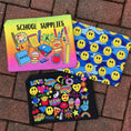 Load image into Gallery viewer, School Supplies Accessory Pouch
