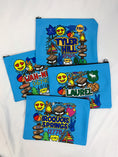 Load image into Gallery viewer, Camp Collages Accessory Pouch
