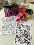 Load image into Gallery viewer, Valentine's Day Coloring Sheet Pack
