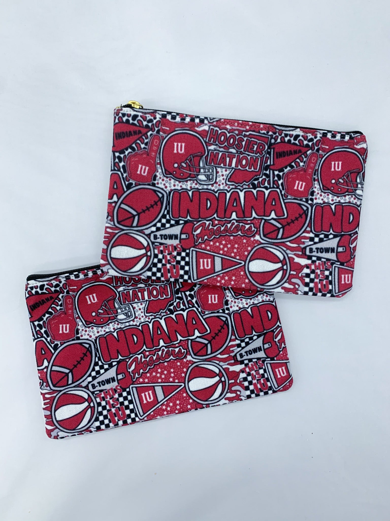 Indiana Collage Accessory Pouch