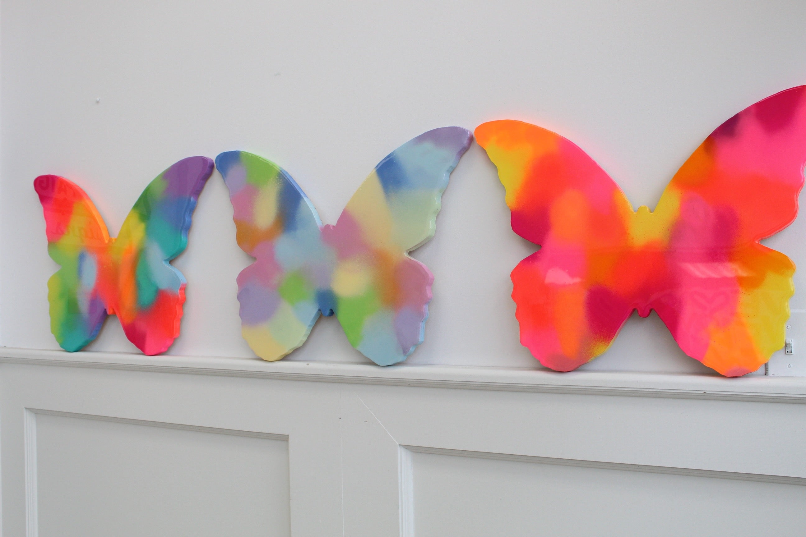Sunset Gradient Butterfly Painting