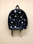 Load image into Gallery viewer, Black & White Stars Backpack
