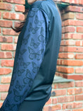 Load image into Gallery viewer, Gray Butterfly Sleeves Crew Neck Sweatshirt
