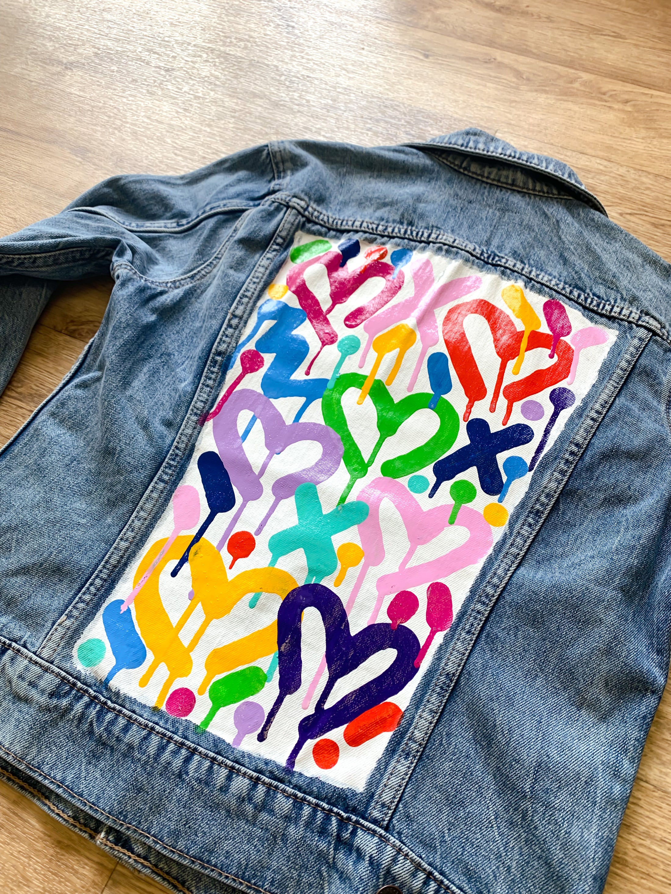 Hand Painted Denim Jacket