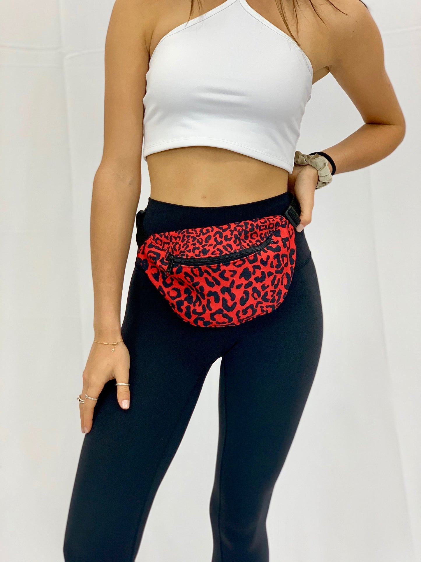 Red Cheetah Fanny Pack