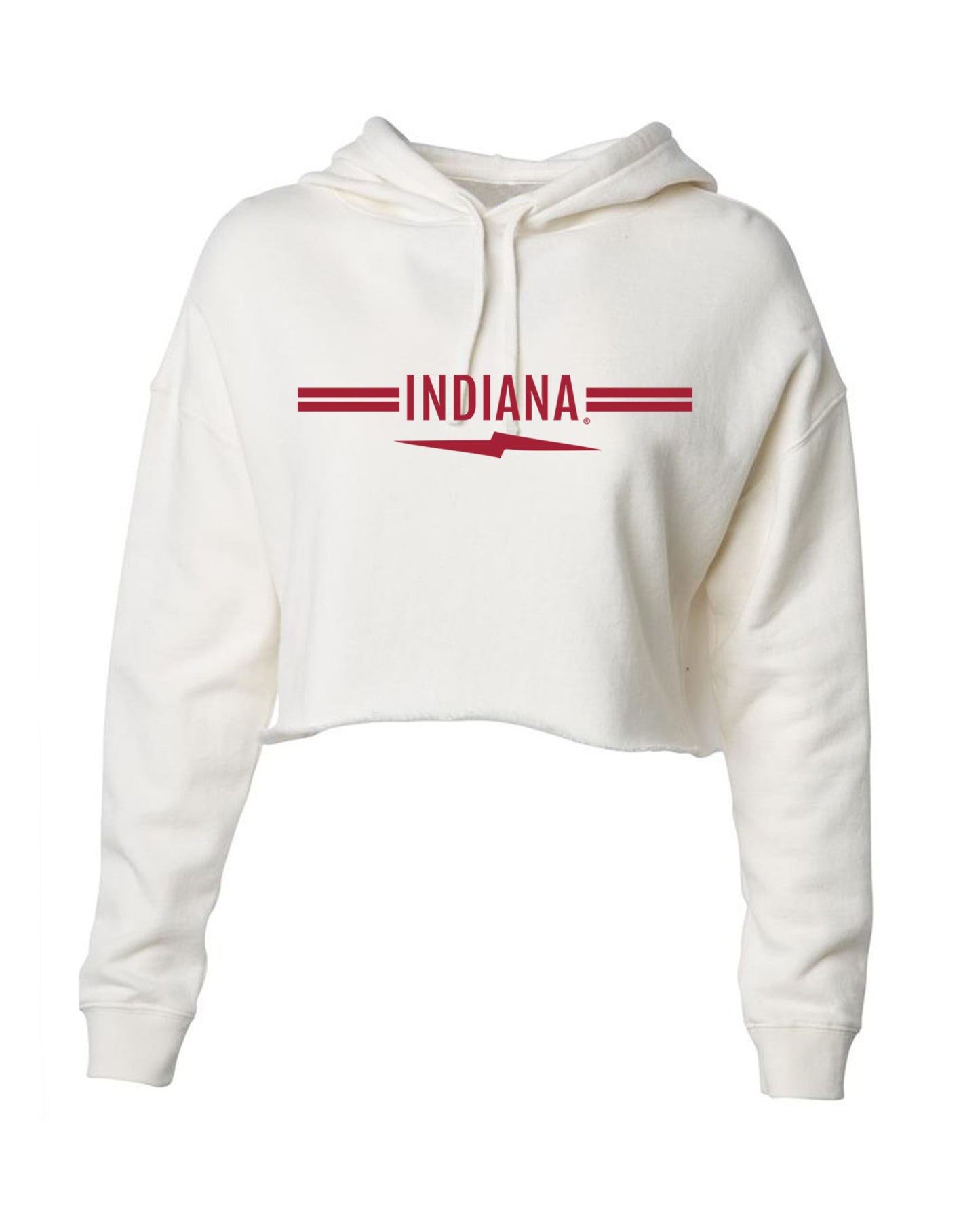 Indiana Lightning Bolt Stripe Cream Sweatshirt