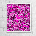 Load image into Gallery viewer, Graffiti Love Framed Print
