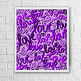 Load image into Gallery viewer, Graffiti Love Framed Print
