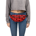Load image into Gallery viewer, Mardi Gras Block Pattern Fanny Pack
