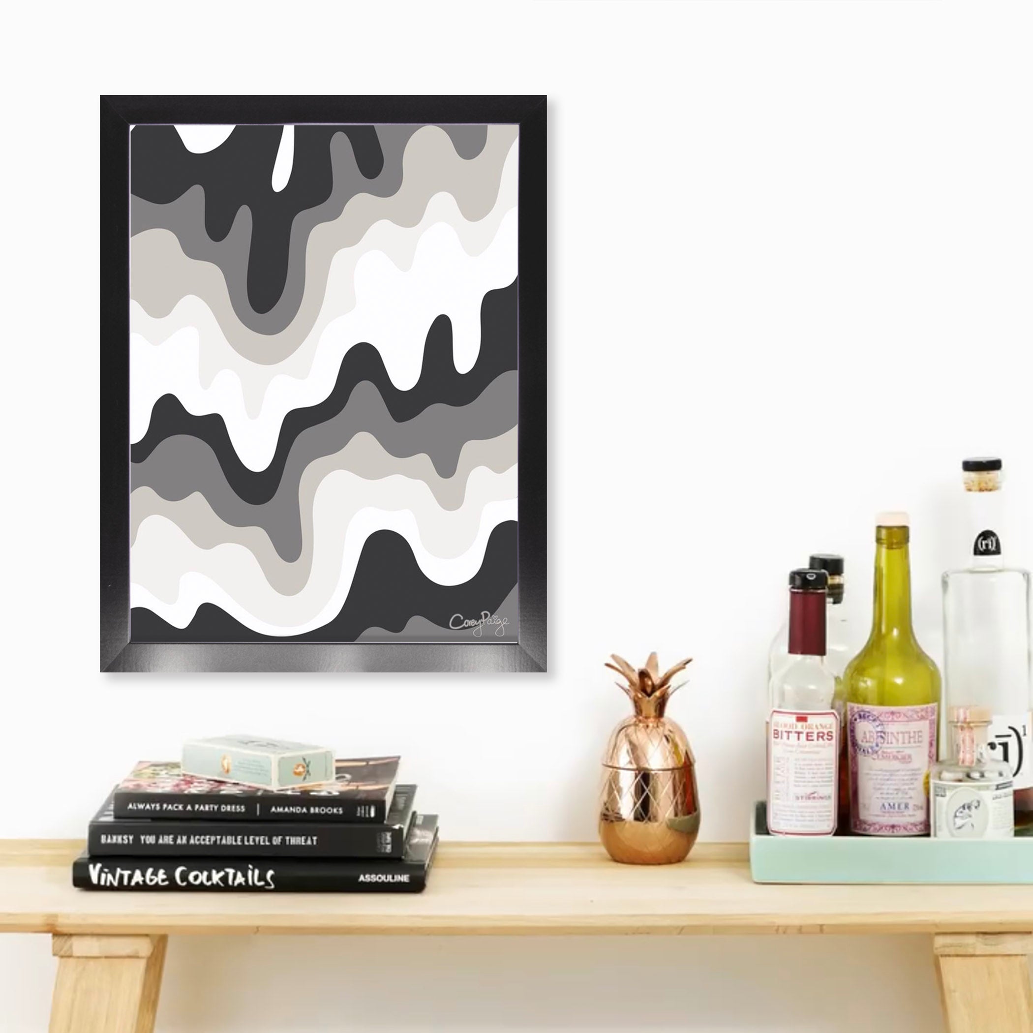 Drippy Framed Print