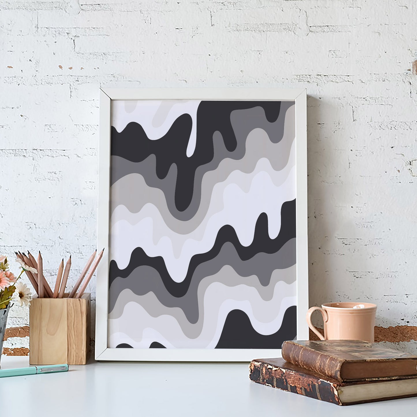 Drippy Framed Print