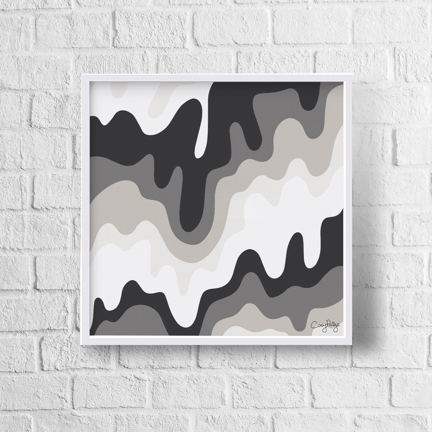 Drippy Framed Print