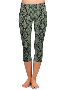 Snakeskin Capris