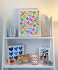 Load image into Gallery viewer, Colorful Painted Flowers Framed Print
