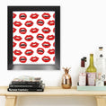 Load image into Gallery viewer, Painted Lips Framed Print
