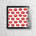 Load image into Gallery viewer, Painted Lips Framed Print

