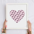 Load image into Gallery viewer, Butterfly Heart Framed Print
