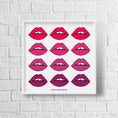 Load image into Gallery viewer, Ombré Lips Framed Print
