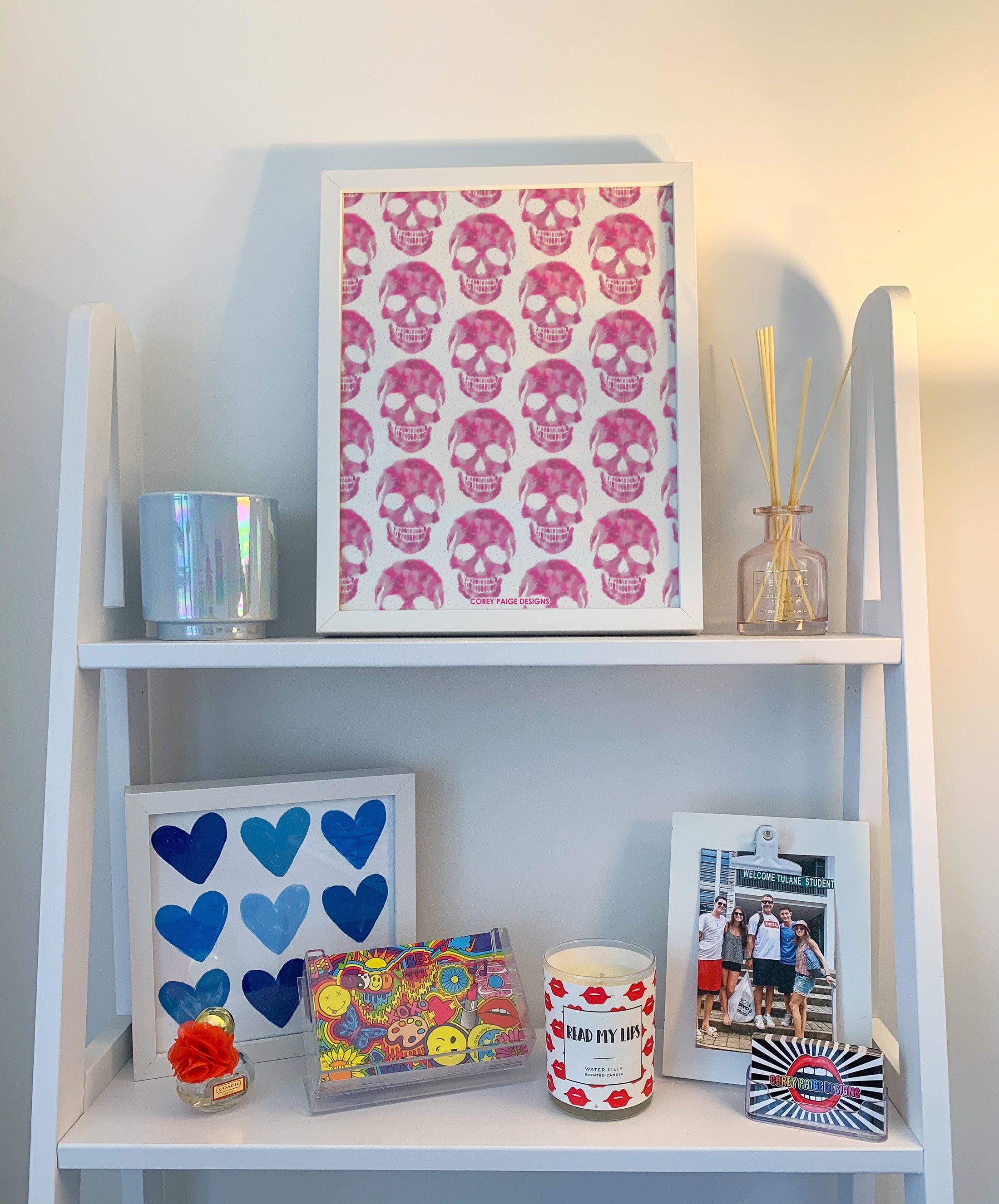 Skull Pattern Framed Print