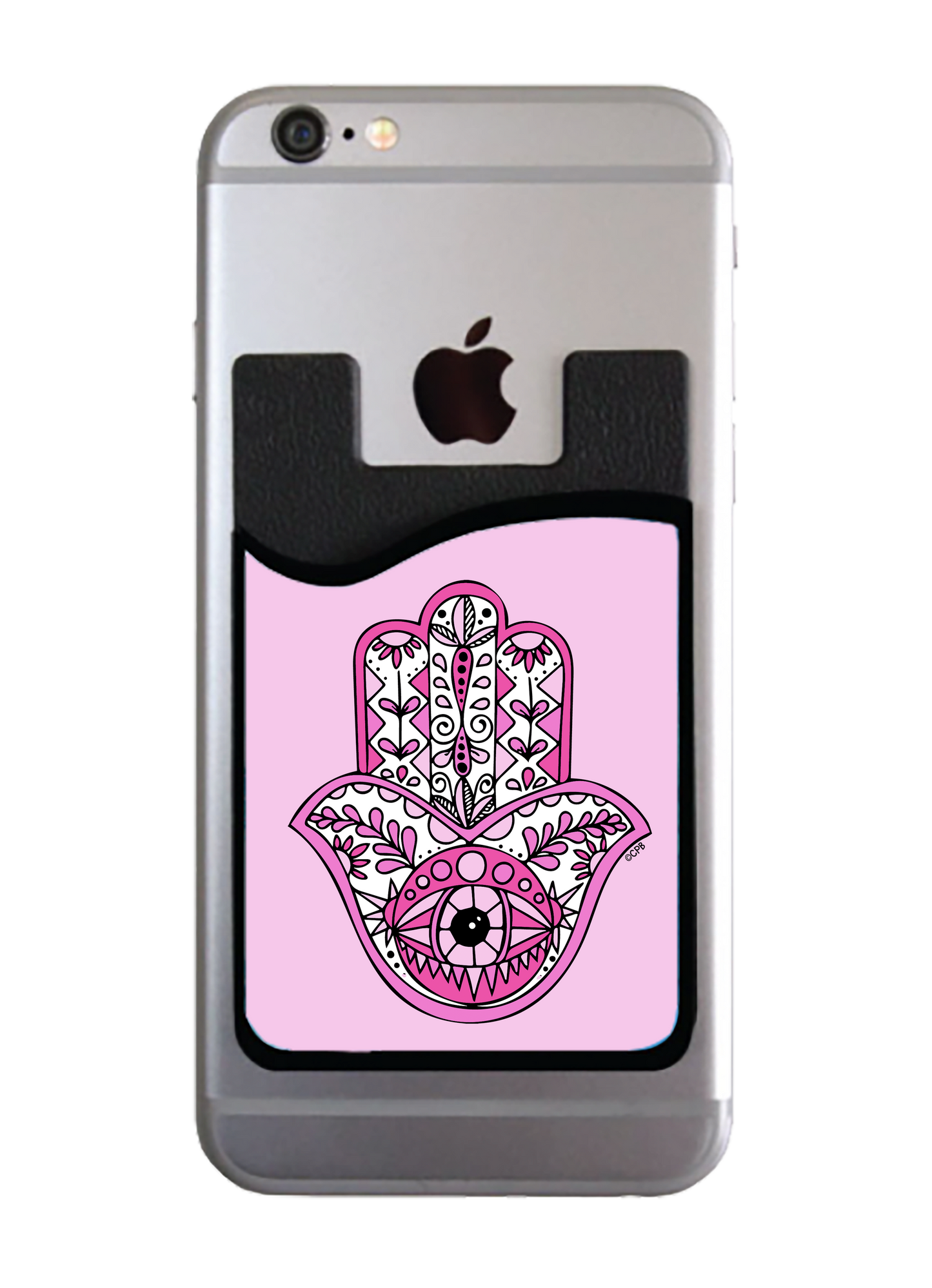 Pink Hamsa Card Caddy