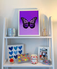 Load image into Gallery viewer, Ombré Butterfly Framed Print
