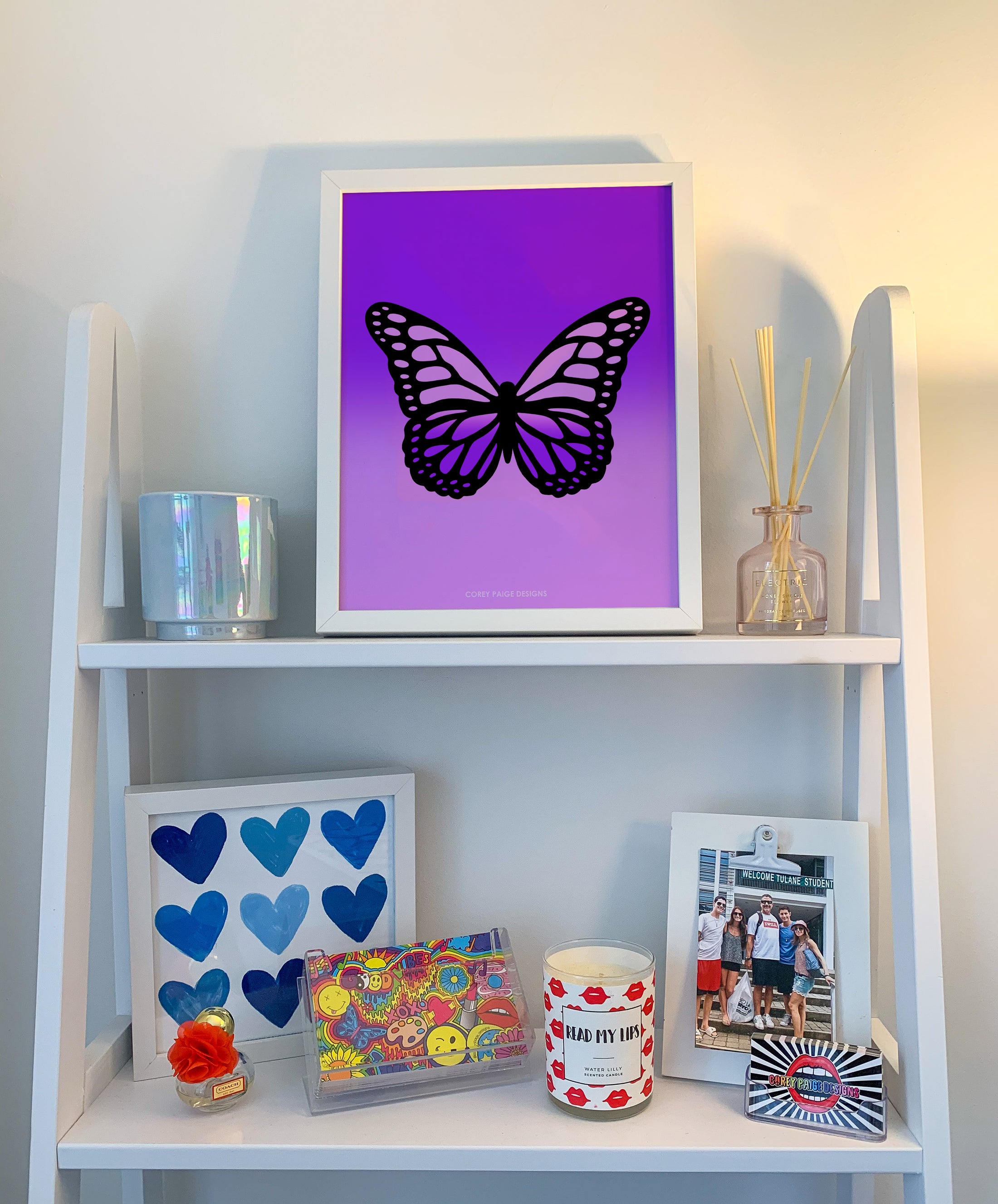 Ombré Butterfly Framed Print