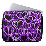 Purple Electric Love Laptop Sleeve