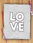 Load image into Gallery viewer, Valentine's Day Coloring Sheet Pack
