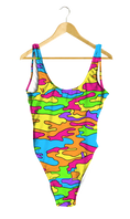 Load image into Gallery viewer, Rainbow Camo One-Piece
